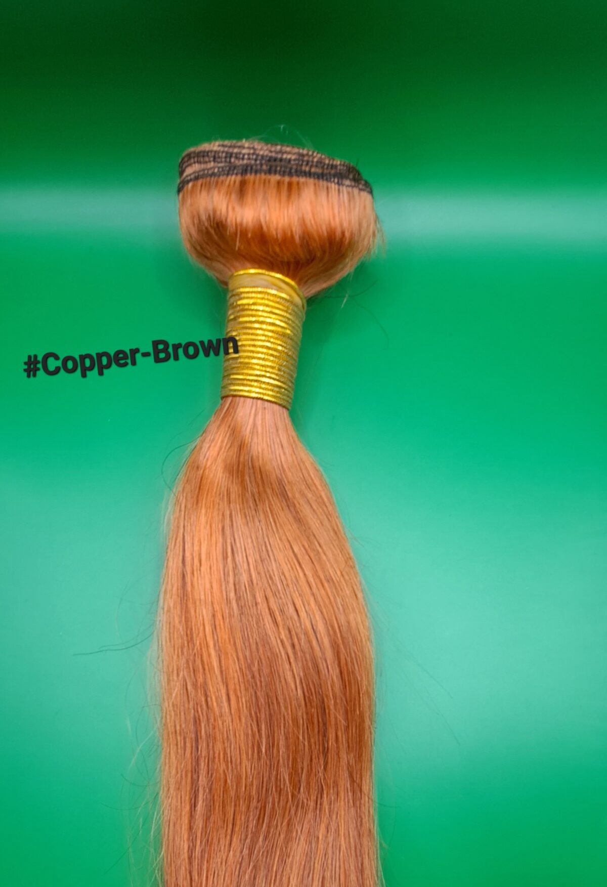 σια Τρεσα Remy φυισκο μαλλι (65εκ,100γρ) #Copper brown - Image 2
