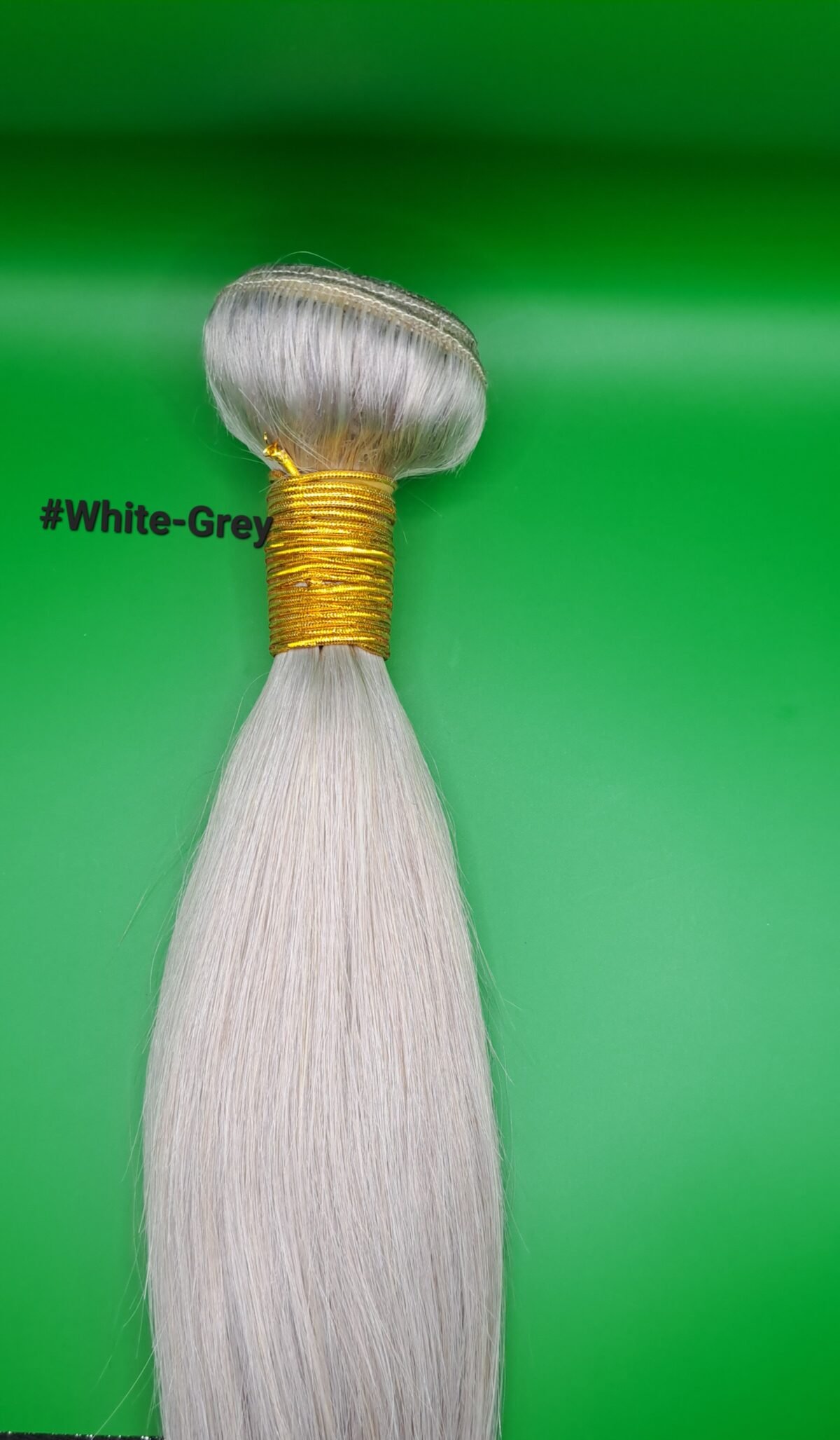 Iσια Τρεσα Remy φυισκο μαλλι (65εκ,100γρ) #White/Grey - Image 2
