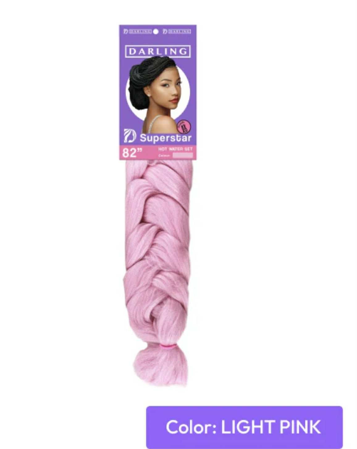 Darling Superstar light pink (ΓΙΓΑΣ ΠΑΚΕΤΟ: 2 προιόντα σε 1) 230g 82εκ