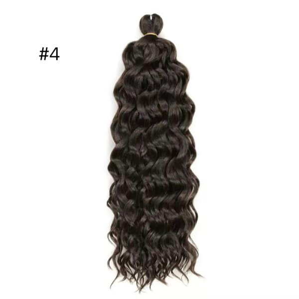 Crochet Hawaii curls #4 -65εκ σκουρο καστανο
