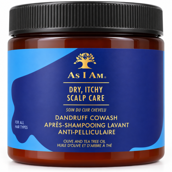 As I Am Dry & Itchy Scalp Care Dandruff Co-Wash – Καθαριστική κρέμα κατά της πιτυρίδας και της φαγούρας, 454 g
